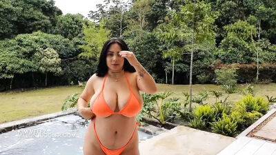 Big Boobs huge areolas horny bikini babe Kim Velez - Colombia on vidgratis.com