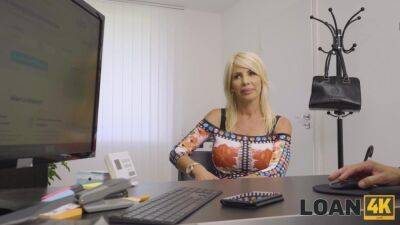 Fuck to Flee with blonde mature Tiffany Rousso - Reality euro sex in office on vidgratis.com