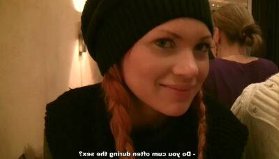 Flirty redhead with pigtails is ready to show her private parts - Russia on vidgratis.com