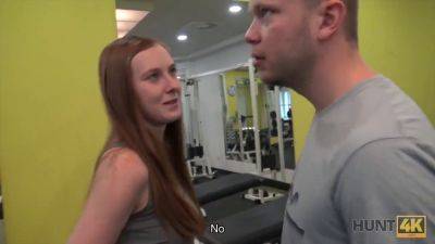 Linda Sweet gets paid for gym sex & gets it hard, see through, and on! on vidgratis.com