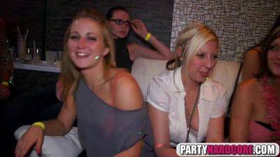 Wild party girls crave hard cocks and deepthroating action on vidgratis.com