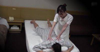 Appealing Japanese babe strips her nurse uniform to handle patient's tasty dong - Japan on vidgratis.com