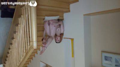 Stripping And Playing With Myself On The Staircase on vidgratis.com