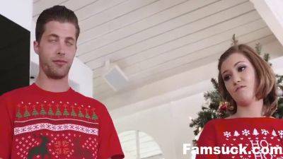 StepSis gets her family's christmas sex tape all figured out on vidgratis.com