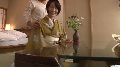 Japanese wife in kimono flower arrangement private class leads to sex - Japan on vidgratis.com