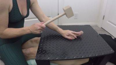 Sound And Pound - Ball Busting Sounding Hand Job on vidgratis.com