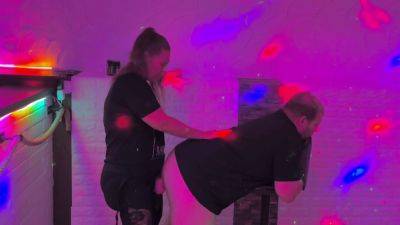 Pegging Doggy With A Huge Dildo At The Party - Germany on vidgratis.com