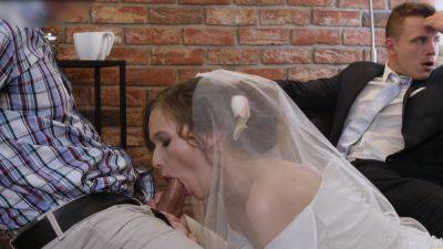 Bride rides father-in-law's dick and swallows in the end on vidgratis.com