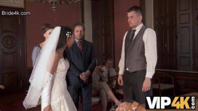 VIP4K. Couple starts fucking in front of the guests after wedding ceremony on vidgratis.com