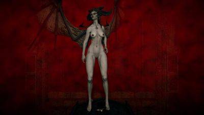 Lilith, Slim Succubus Dancing Hot In The Dungeon on vidgratis.com