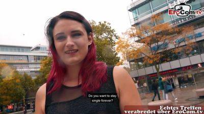 German Redhead Slut meet and fuck dating on Public Street - Germany on vidgratis.com