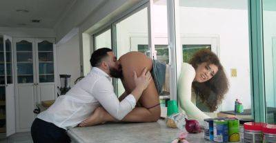 Ass licked and soaked in sperm after precious interracial on vidgratis.com