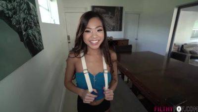 Asian Nanny Vina Sky Satisfies Step-father's Kinks with Handjob & Deepthroat on vidgratis.com