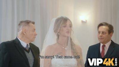 VIP4K. Olivia Sparkle in a wedding dress and veil caught on camera fucking - Czech Republic on vidgratis.com