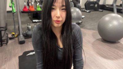No Nut November Failure Cute Asian Gym Girl on vidgratis.com
