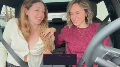 Nadia Foxx And Serenity Cox - And Take On Another Drive Thru With The Lushs On Full Blast! on vidgratis.com