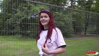 German Redhead Mia May Gets Anal Fucked in Public - Germany on vidgratis.com