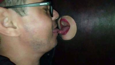 Latin Milf Takes Multiple Big Cocks at Public Gloryhole on vidgratis.com