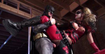 DC series with Batman tearing Harleyqueen's pussy in insane positions on vidgratis.com