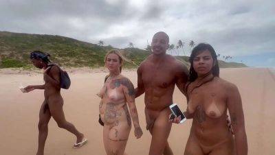 Nude Beach Fun with Hot Teens in Bahia on vidgratis.com