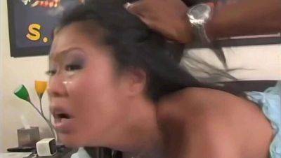 Asian Student Gets Fucked By Huge Black Cock (BBC. on vidgratis.com