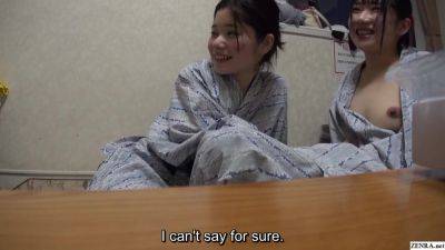 Slim Petite Japanese Cutie Enjoy Their First Lesbian Sex After Taking Bath Together - Japan on vidgratis.com