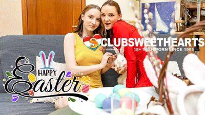 Happy Easter Lesbians Humping for ClubSweethearts on vidgratis.com