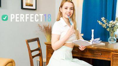 Busty Annastejsa Cherry Does her Homework by Perfect18 on vidgratis.com