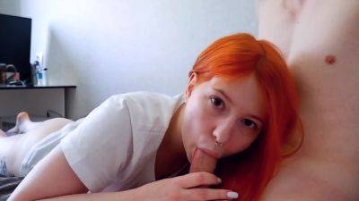 Cum In The Mouth Of A Cute Redhead on vidgratis.com