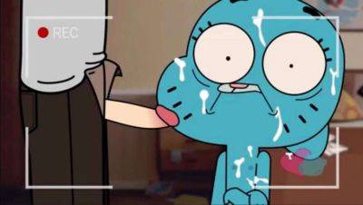 Uncensored Gumball Toon Action: Blowjob & Handjob 3D Hentai on vidgratis.com