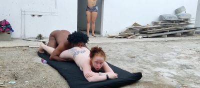 I Was Accompanying My Friend When She Was Going To Give It To Her Boyfriend At The Construction Site And I Had Sex With Him Too - Brazil on vidgratis.com