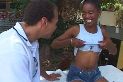 Skinny teen 18+ Got Destroyed In The Backyard on vidgratis.com