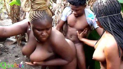 African Gift & Friends: Outdoor Ebony Party with Big Cocks - India - Nigeria - South Africa - Ghana on vidgratis.com