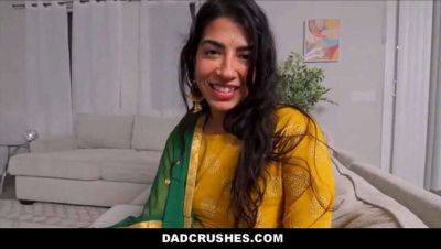 Young Arab Stepsister Experiences Forbidden Passion With White Stepfather - Jasmine Sherni, Joshua Lewis on vidgratis.com