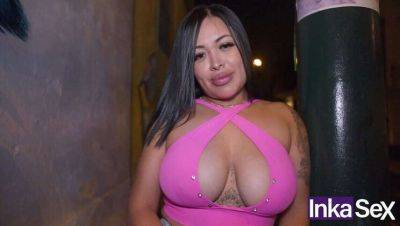 Busty Peruvian Milagros Raiza Caught at Night by Shy Brunette - Peru on vidgratis.com