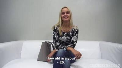 Czech blonde, Veronika is moaning from pleasure while getting fucked during a porn video casting - Czech Republic on vidgratis.com