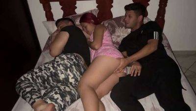 I don't enjoy sharing a bed with my girlfriend's best friend, as I suspect he's banging her next to me (Cuckold Style) on vidgratis.com