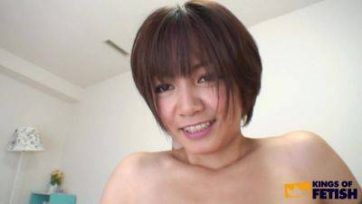 Busty Japanese Babe Gets Her Shaved Pussy Drilled Deep In Many Positions On The Bed - Japan on vidgratis.com