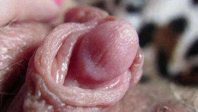 Extreme Close-up of My Gigantic Throbbing Clit on vidgratis.com