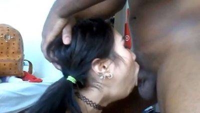 Petite Asian Teen Eva Yi: Extreme Deepthroat with Big Black Cock on vidgratis.com