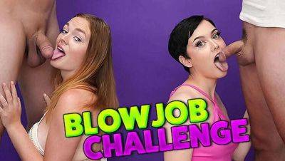 Blow Job Contest - Who'll Make Him Ejaculate First? on vidgratis.com