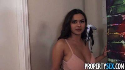 Curvy Tenant Numi Zarah: Seducing Her Landlord with Blowjob and Sex on vidgratis.com