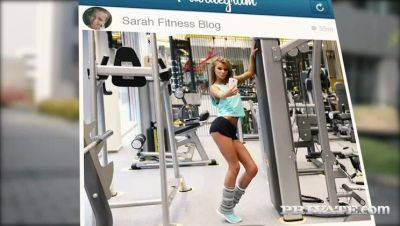 Sarah Kay Has an Anal Creampie in the GYM on vidgratis.com