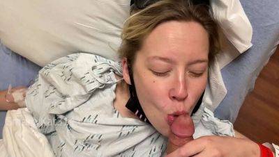 Blonde Nurse Blows Boyfriend in Hospital Pre-Op Room - Almost Caught by Surgeon! Ft. SmartyKat314 on vidgratis.com