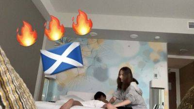 Scottish Girl Gives Asian Monster Cock a Happy Ending Massage - Scotland on vidgratis.com